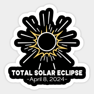 Total Solar Eclipse 2024 Sticker